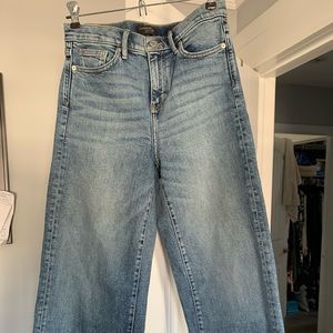 Banana Republic High-Rise Wide-Leg Cropped Jean